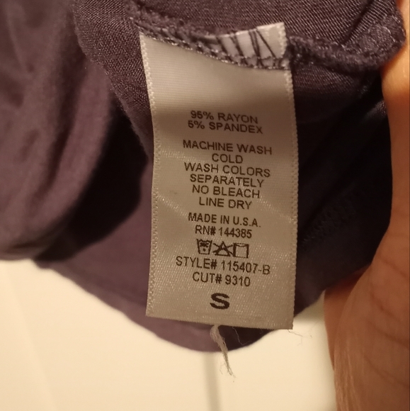 American Able Casey Cross Front Knit Strapy Tank Top Dark Gray Size Small - Picture 4 of 4